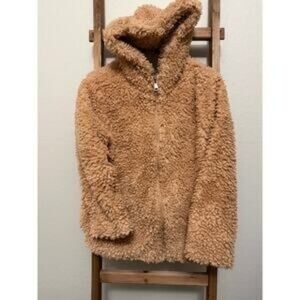 Olivaceous Plush Tan Sherpa Jacket